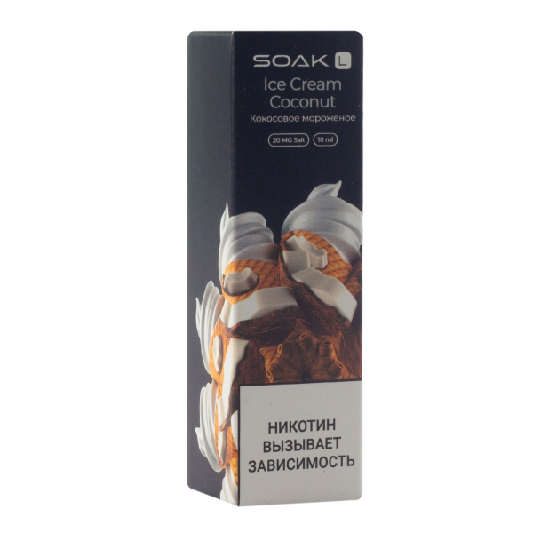 Жидкость Soak Ice Cream Coconut 10 Мл 2 Мг в Севастополе