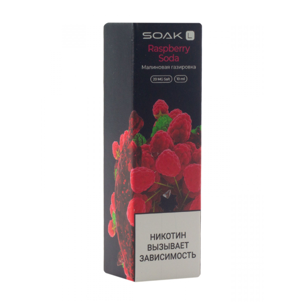 Жидкость Soak Raspberry Soda 10 Мл 2 Мг в Севастополе