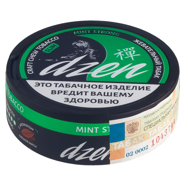 Жевательный табак Dzen Strong Slim Mint 9 грамм в Севастополе