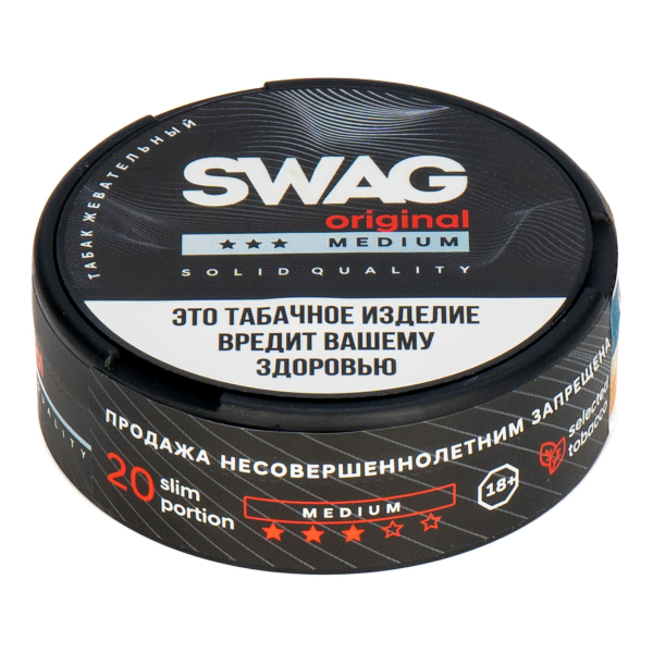 Жевательный табак Swag Medium Original 10 грамм в Севастополе
