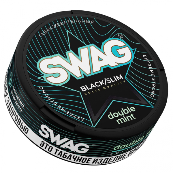 Жевательный табак Swag Strong Double Mint 10 грамм в Севастополе