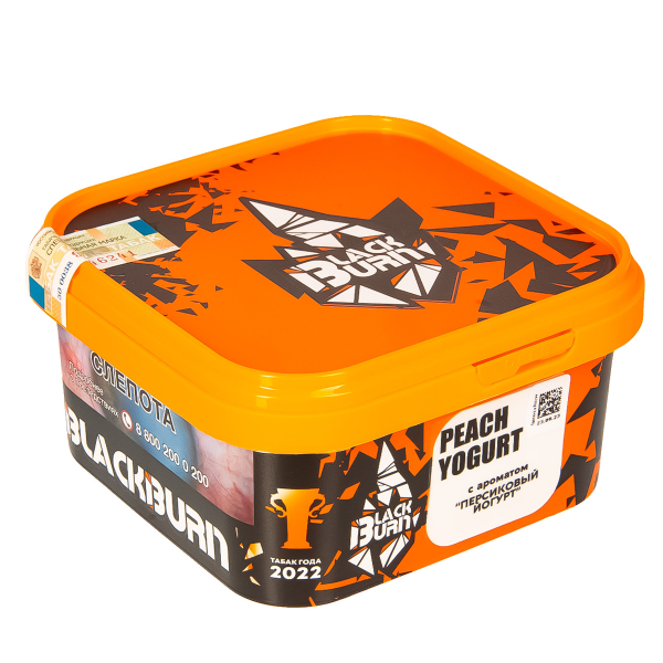 Табак Burn Black Peach Yogurt  200 грамм в Севастополе