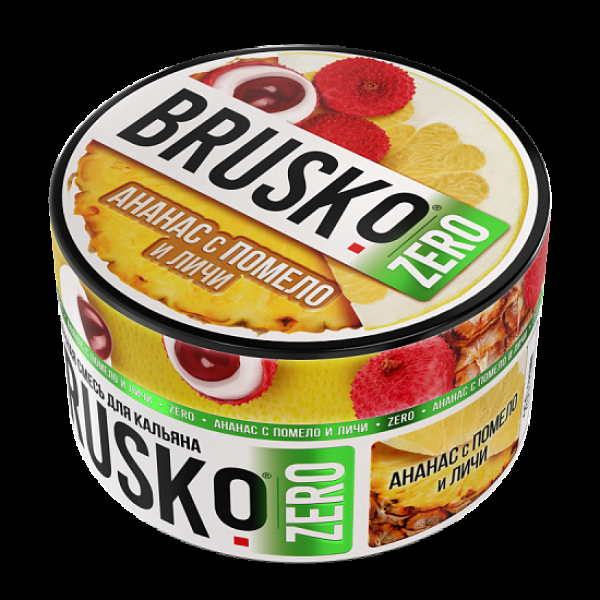 Смесь Brusko Ананас С Помело И Личи (Zero)  250 гр в Севастополе