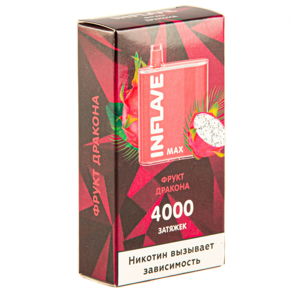 Inflave Max Фрукт Дракона (4000 Затяжек) в Севастополе