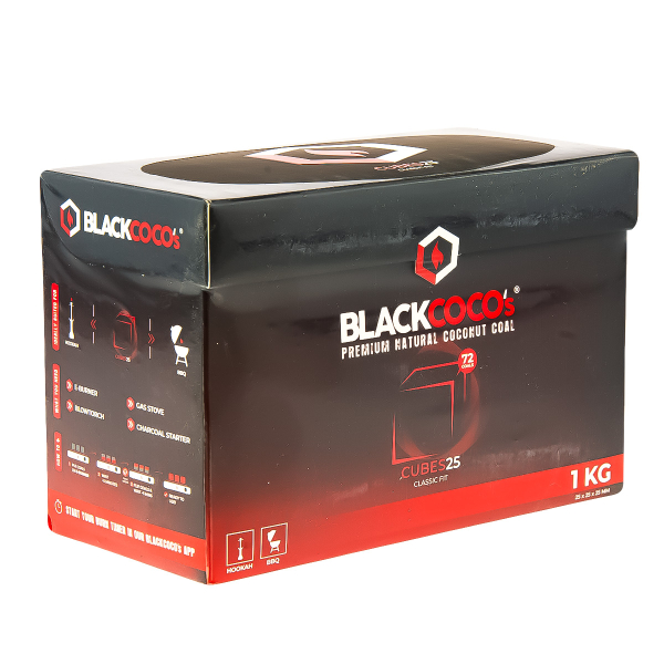 Уголь Blackcoco’s Кокосовый 72 Шт (25 Мм) в Севастополе