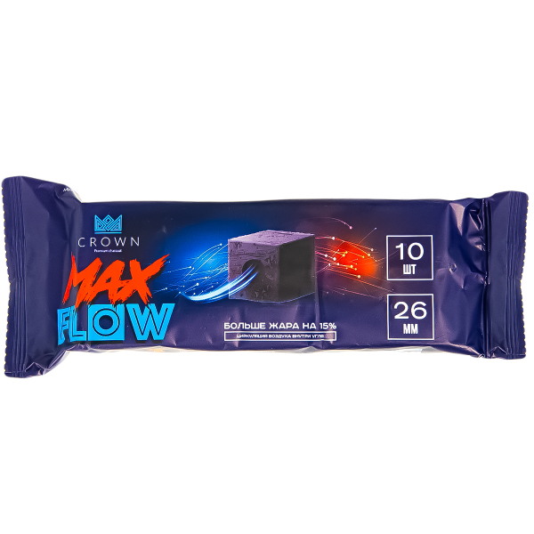 Уголь Crown Maxflow Кокосовый 10 Шт (26 Мм) в Севастополе