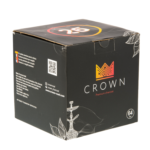 Уголь Crown Кокосовый 64 Шт (26 Мм) в Севастополе