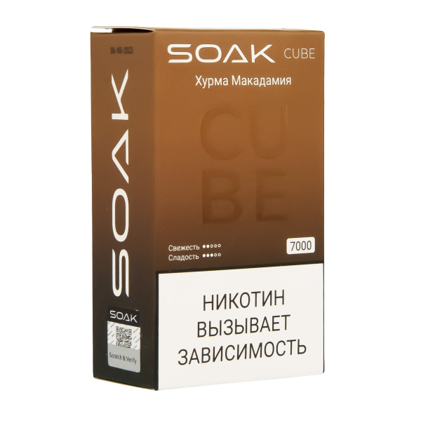 Soak Cube Хурма Макадамия 7000 Затяжек в Севастополе
