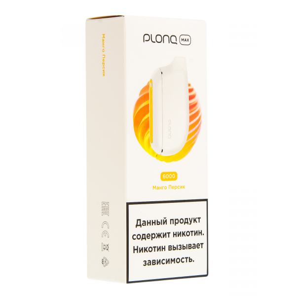 Plonq Max Манго Персик (6000 Затяжек) 20 Мг в Севастополе