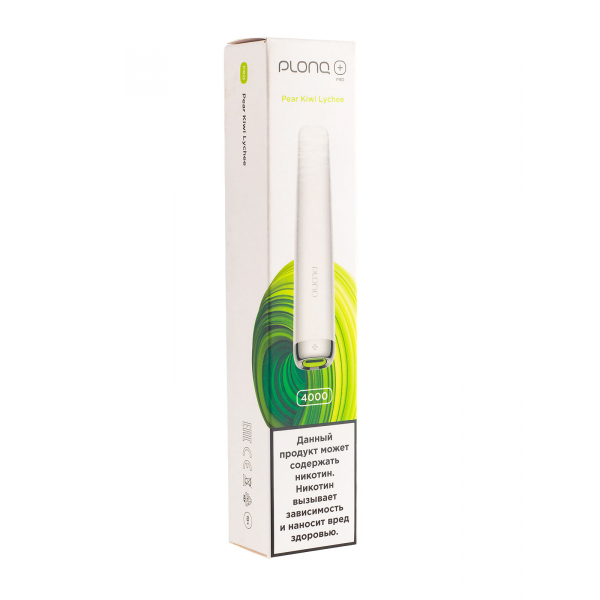 Plonq Plus Pro Груша Киви Личи (4000 Затяжек) 20 Мг в Севастополе