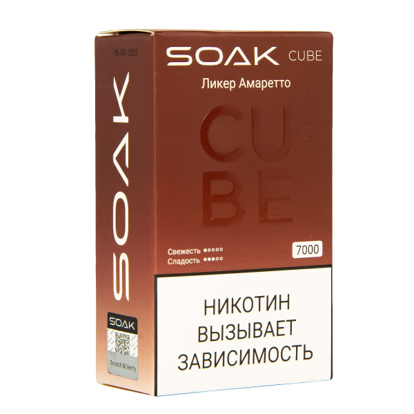 Soak Cube Ликер Амаретто 7000 Затяжек в Севастополе