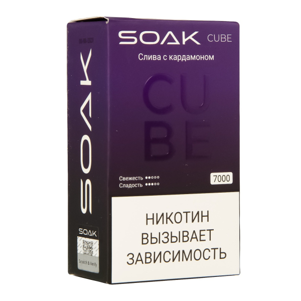 Soak Cube Слива С Кардамоном 7000 Затяжек в Севастополе