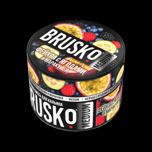 Смесь Brusko Medium Фейхоа С Ягодами И Маракуйей  50 гр в Севастополе