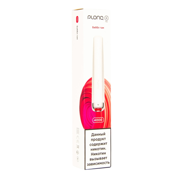Plonq Plus Pro Баббл Гам (4000 Затяжек) 20 Мг в Севастополе