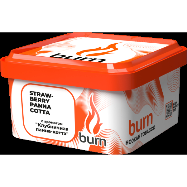 Табак Burn Strawberry Panna-Cotta  200 грамм в Севастополе