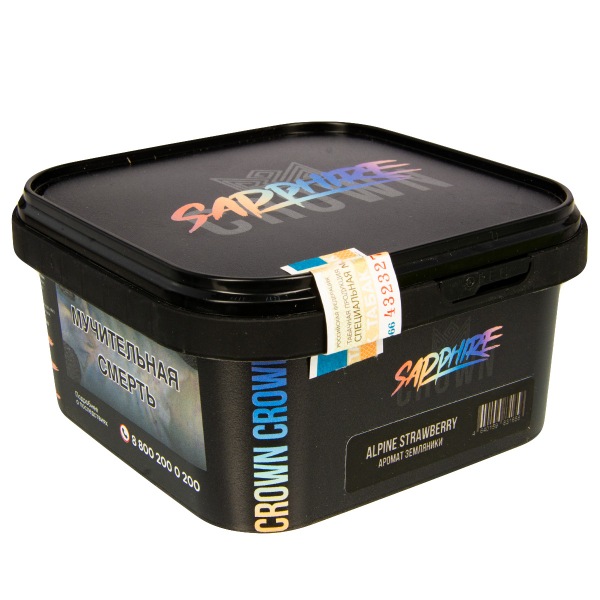 Табак Sapphire Crown Alpine Strawberry  200 грамм в Севастополе