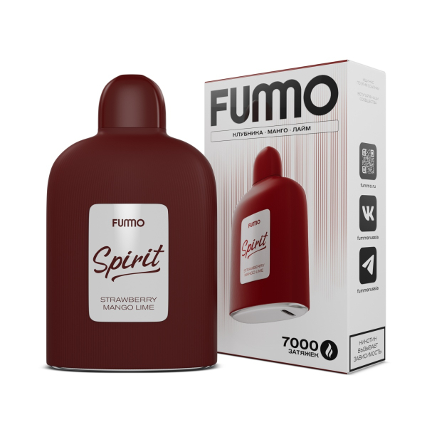 Электронка Fummo Spirit Клубника Манго Лайм  в Севастополе