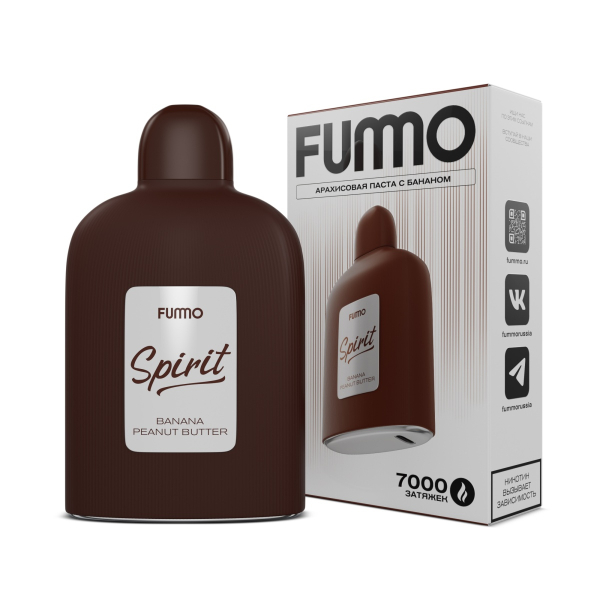 Электронка Fummo Spirit Арахисовая Паста С Бананом  в Севастополе