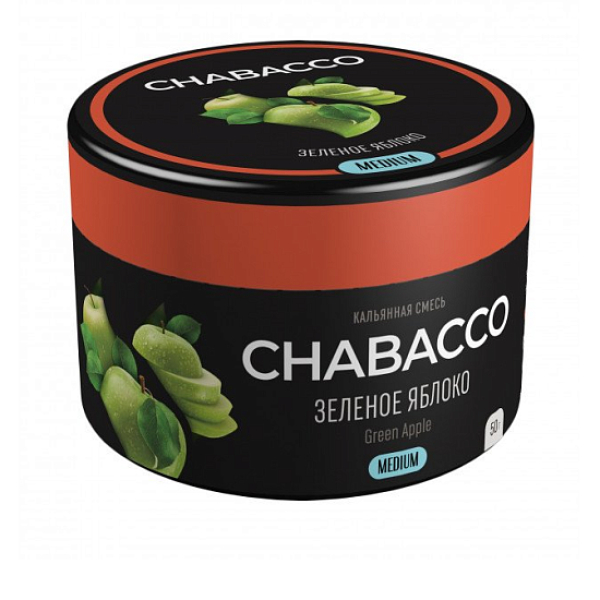 Смесь Chabacco Green Apple    Medium 50 гр в Севастополе
