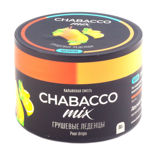 Смесь Chabacco Mix Pear Drops   Medium 50 гр в Севастополе