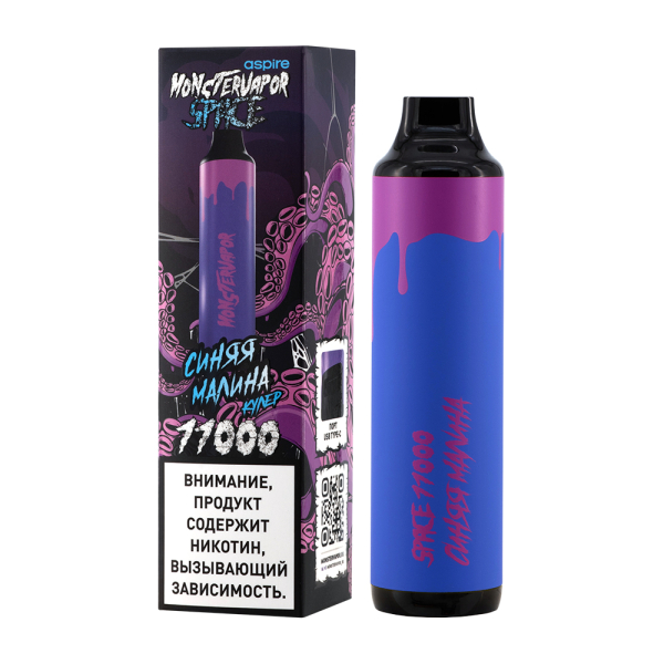 Электронка Monstervapor Space Синяя Малина (11000 Затяжек) в Севастополе