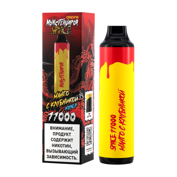 Электронка Monstervapor Space Манго И Клубника (11000 Затяжек) в Севастополе
