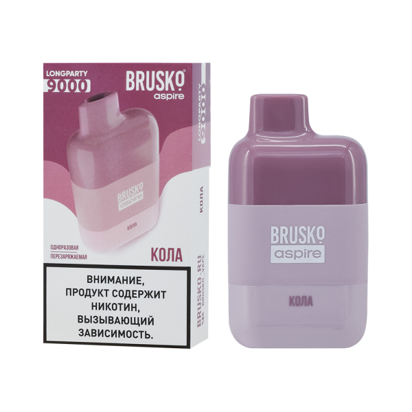 Электронка Brusko Longparty Кола (9000 Затяжек) в Севастополе