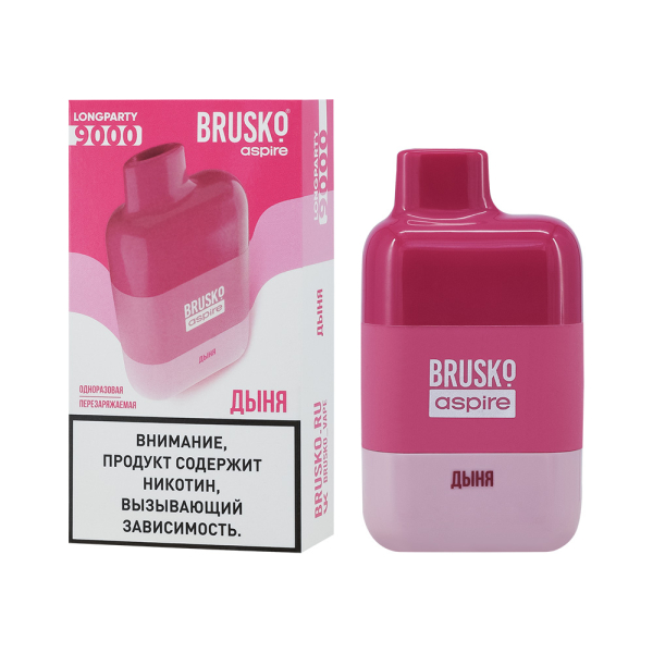 Электронка Brusko Longparty Дыня (9000 Затяжек) в Севастополе