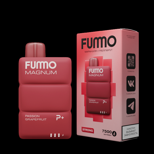 Электронка Fummo Magnum Маракуйя Грейпфрут (7500 Затяжек) в Севастополе
