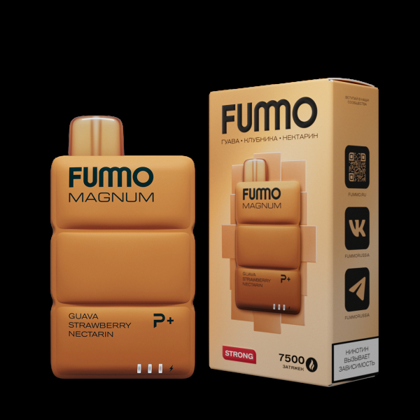 Электронка Fummo Magnum Гуава Клубника Нектарин (7500 Затяжек) в Севастополе