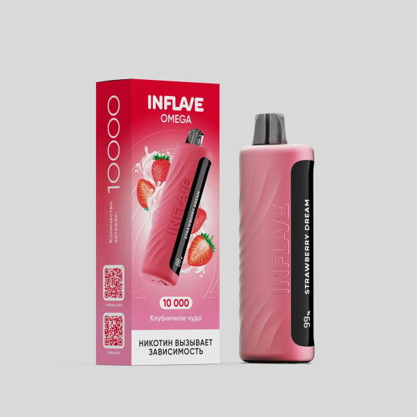 Электронка Inflave Omega Клубнисное Чудо (10000 Затяжек) в Севастополе
