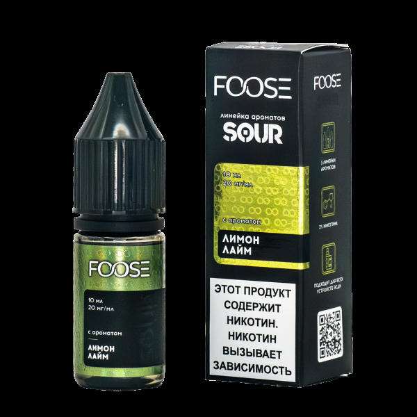 Жидкость Foose Sour Лимон Лайм 10 Мл в Севастополе
