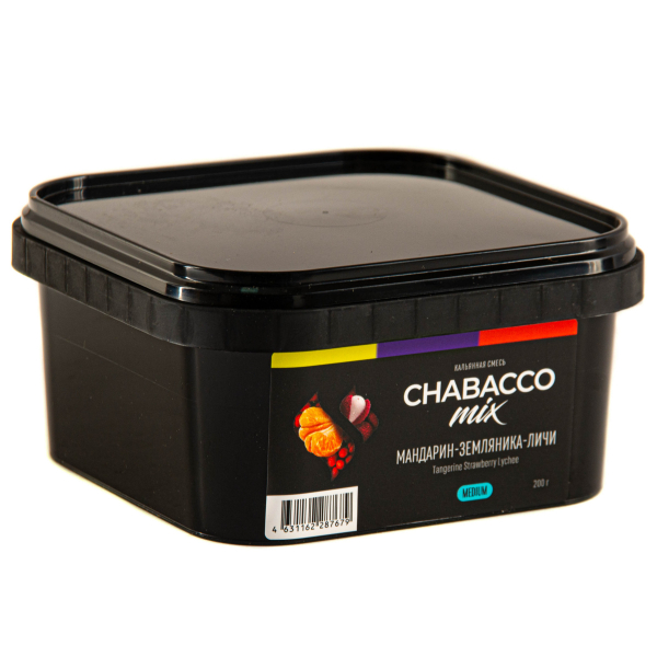 Смесь Chabacco Mix Medium Tangerine Strawberry Lychee  200 гр в Севастополе