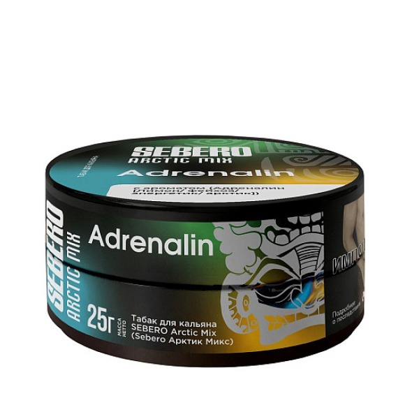Табак Sebero Arctic Mix Adrenalin  25 грамм в Севастополе