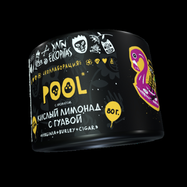 Табак  Хулиган Pool (Кислый Лимонад С Гуавой)  80 грамм в Севастополе