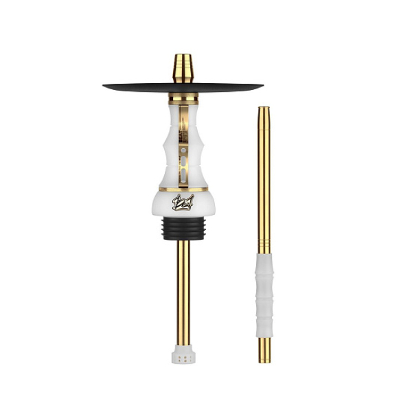 Кальян Alpha Hookah Beat White Gold Прозрачная Колба  в Севастополе