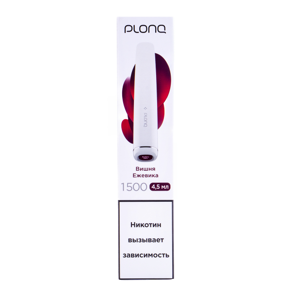 Электронка Plonq Plus Вишня Ежевика (1500 Затяжек) 20 Мг в Севастополе