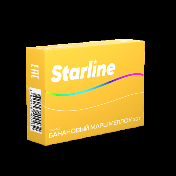 Табак Starline Банановый Маршмеллоу  25 грамм в Севастополе