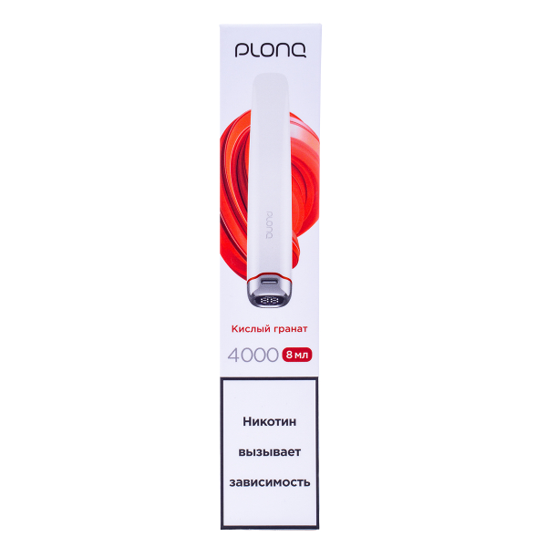 Электронка Plonq Plus Pro Кислый Гранат (4000 Затяжек) 20 Мг в Севастополе