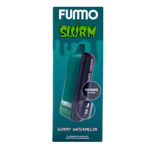 Электронка Fummo Indic Slurm Кислый Арбузный Мармелад (10 000 Затяжек) в Севастополе