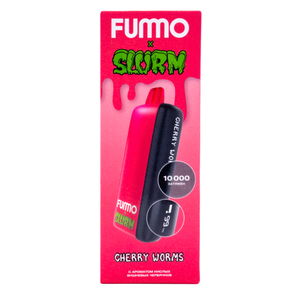 Электронка Fummo Indic Slurm Кислые Вишневые Червячки (10 000 Затяжек) в Севастополе