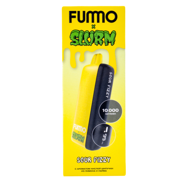 Электронка Fummo Indic Slurm Кислая Шипучка Из Лимона И Лайма (10 000 Затяжек) в Севастополе