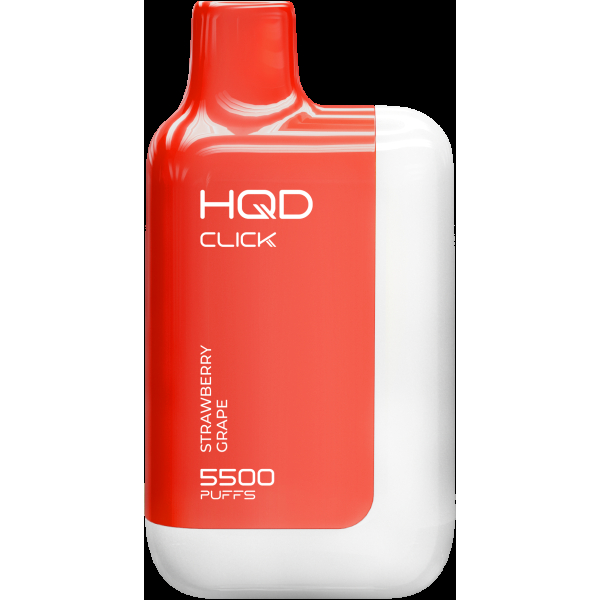 POD-система Hqd Click Устройство + Картридж Клубника Виноград (5500 Затяжек) в Севастополе