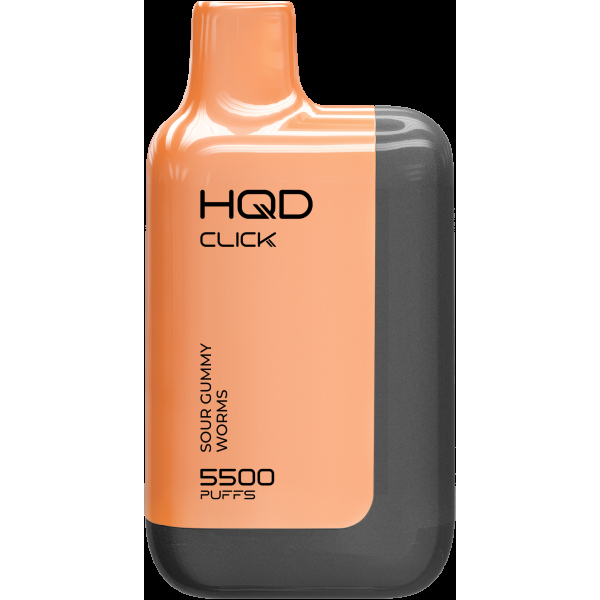POD-система Hqd Click Устройство + Картридж Кислые Мармеладные Червячки (5500 Затяжек) в Севастополе