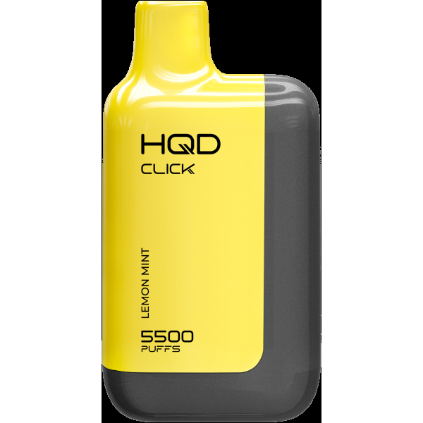 POD-система Hqd Click Устройство + Картридж Лимон Мята (5500 Затяжек) в Севастополе