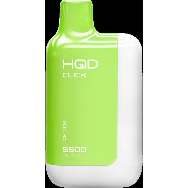 POD-система Hqd Click Устройство + Картридж Ледяная Мята (5500 Затяжек) в Севастополе