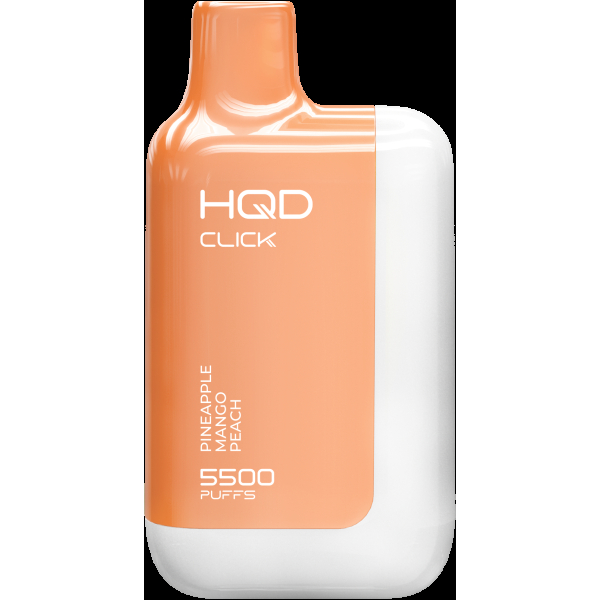 POD-система Hqd Click Устройство + Картридж Ананас Манго Персик (5500 Затяжек) в Севастополе
