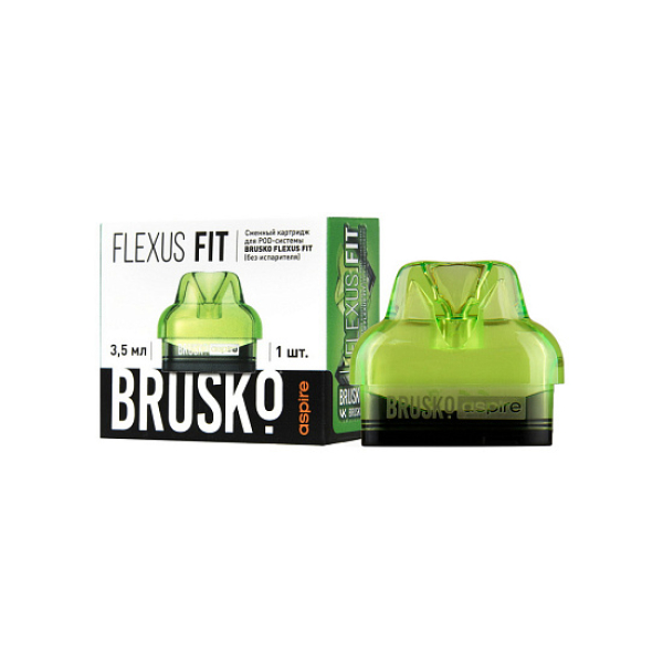 Сменный Картридж Brusko Flexus Fit (Зеленый) 3,5 Мл, Упак. 1 Шт в Севастополе