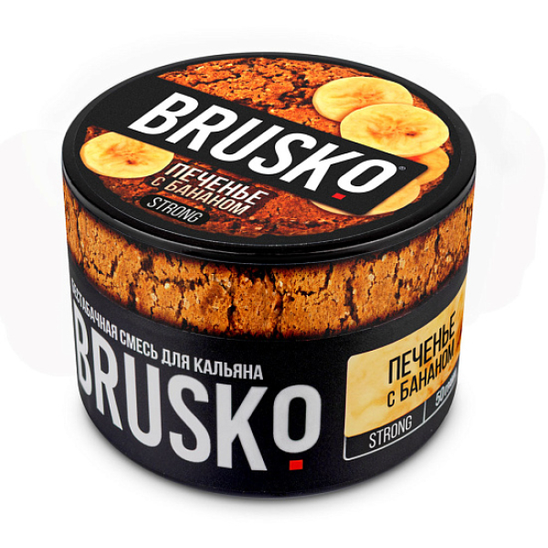 Смесь Brusko Печенье С Бананом (Strong)  50 гр в Севастополе