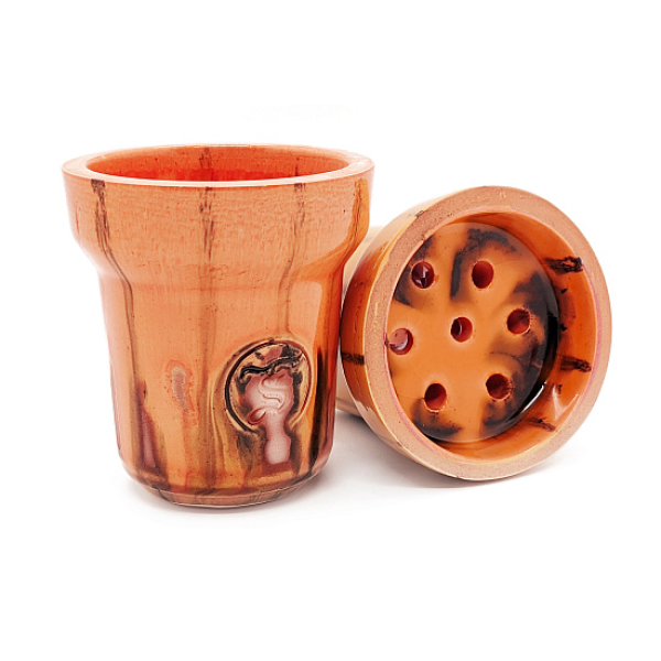 Чаша St Bowls Phunnel Glaze Оранжевая С Полосками в Севастополе